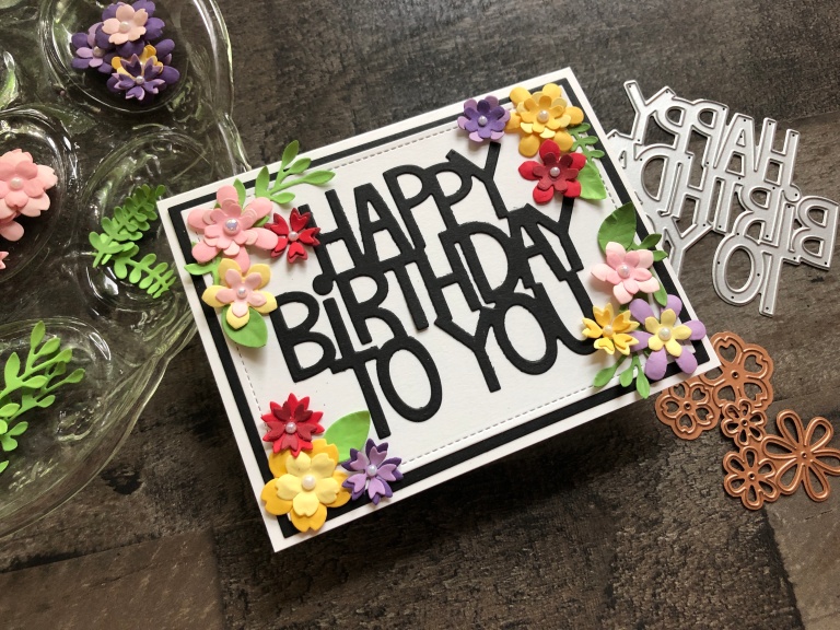 Easy Sculpted Paper Birthday Flowers – Lady Michelle Creates